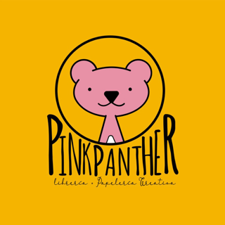 Logo de Papelería Pink Panther